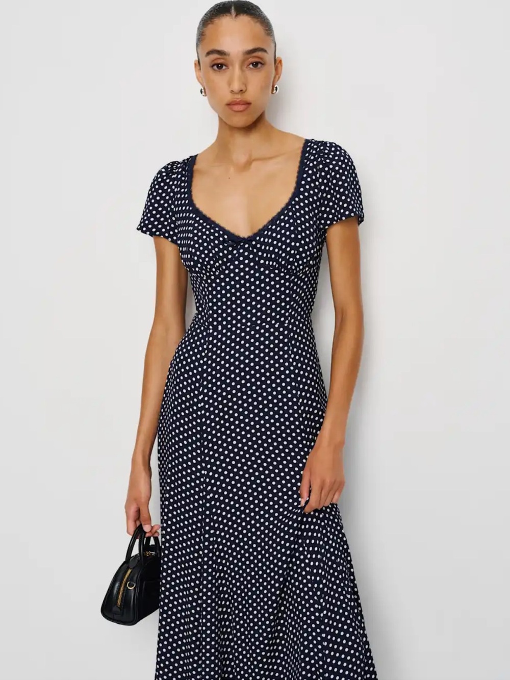 Reformation Afton Dress Blue - Size 0